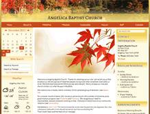Tablet Screenshot of angelicabaptist.com